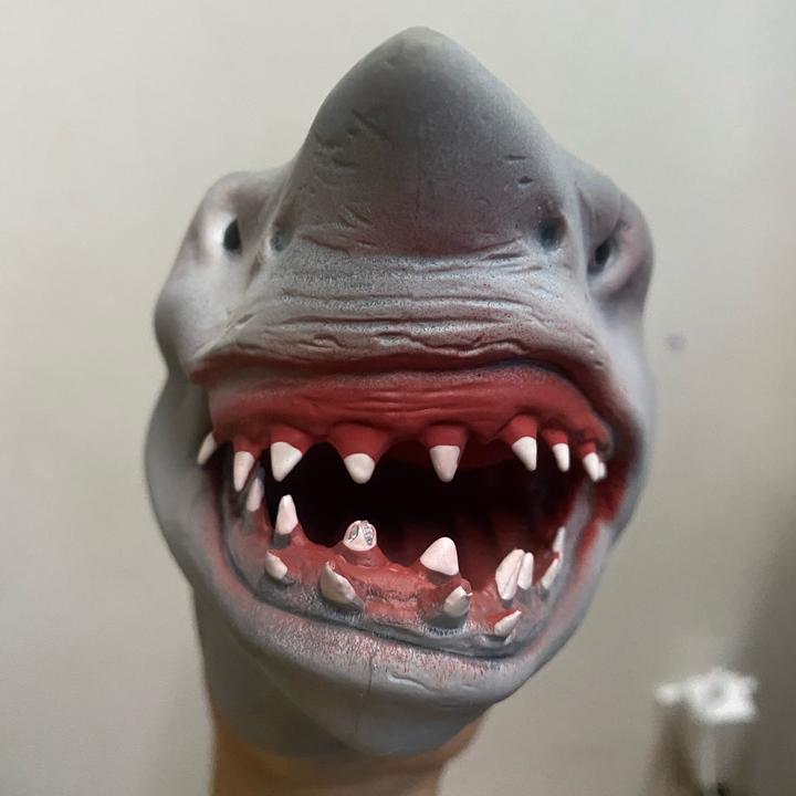 shark hand puppet tik tok