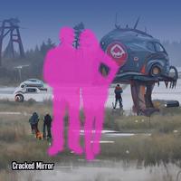 Cracked Mirror by Dominic Murray