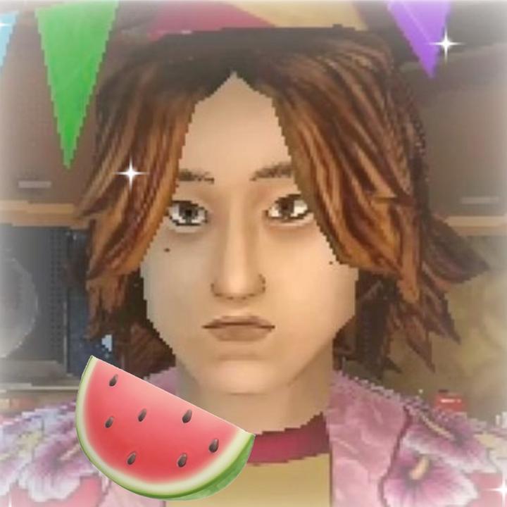 ୨୧ daisuke eating a watermelon - suara asli - sqltyndsweet